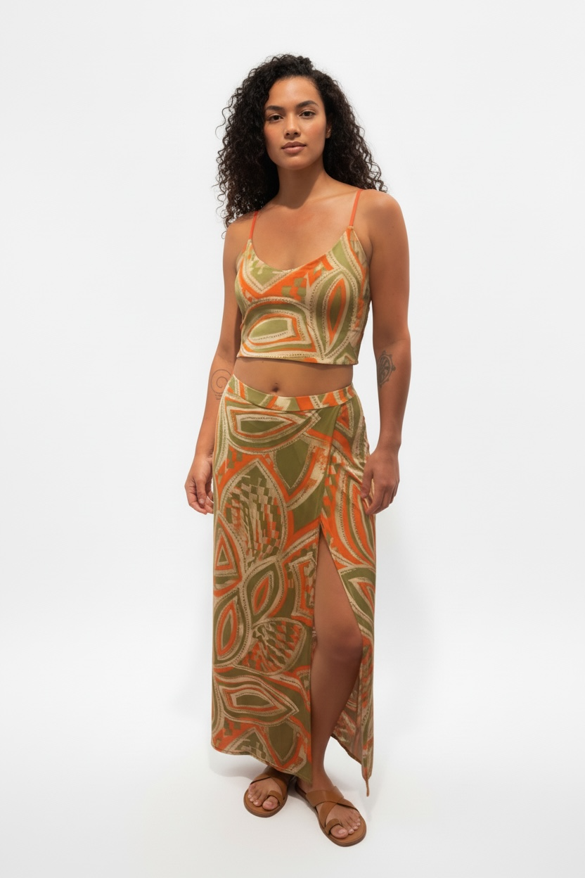 Papaya skirt - with shorts