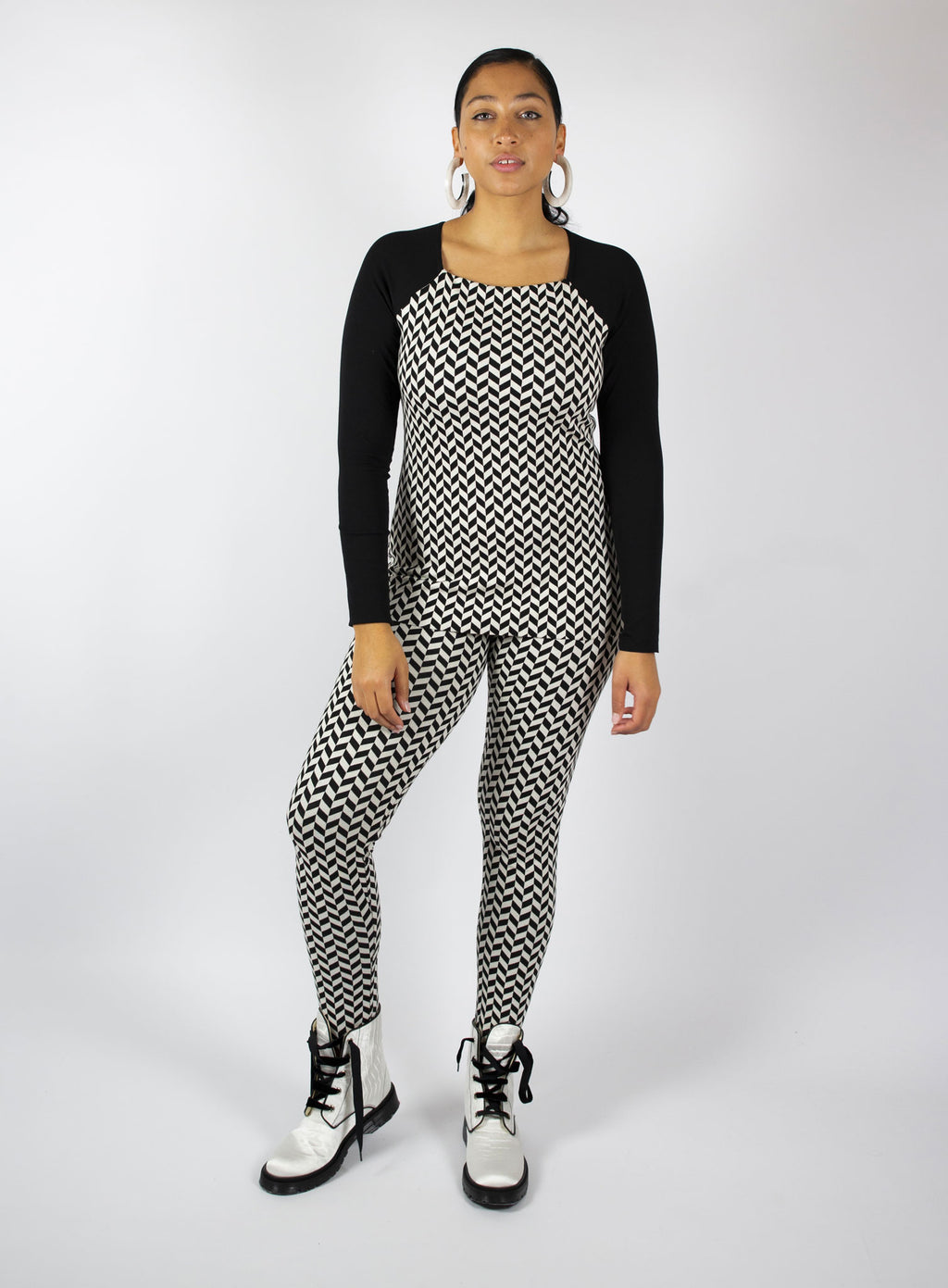 Houndstooth top