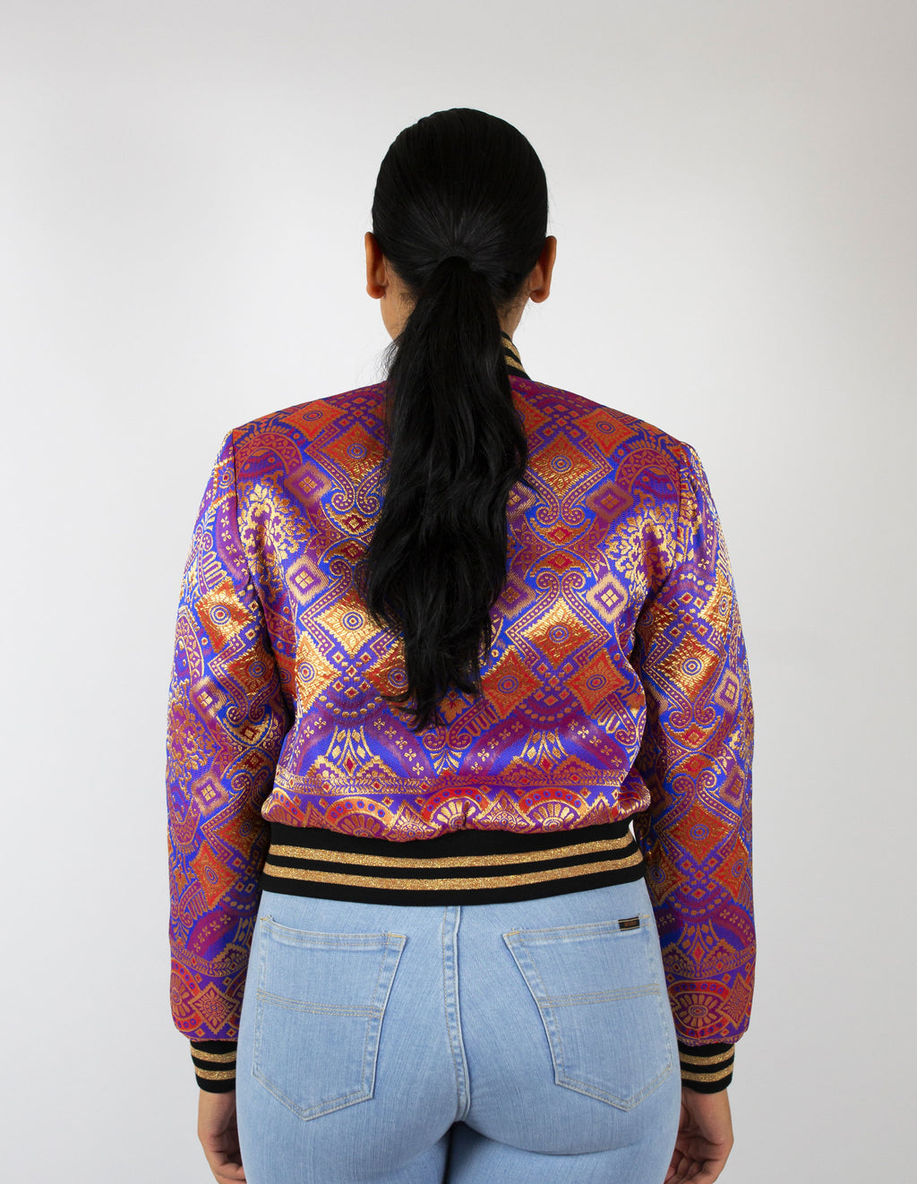 Purple Haze Reversible Bomber Jacket