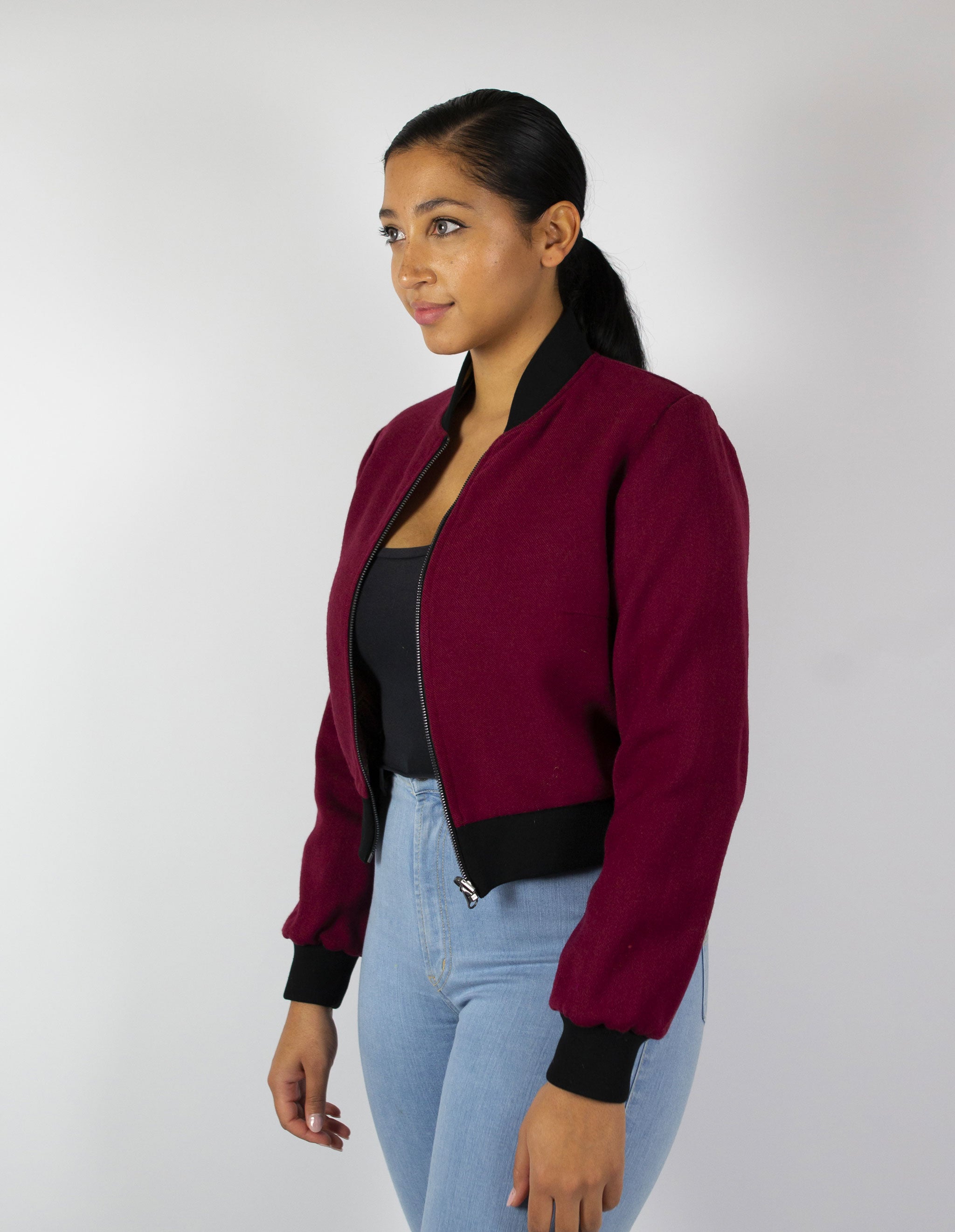 Purple Haze Reversible Bomber Jacket