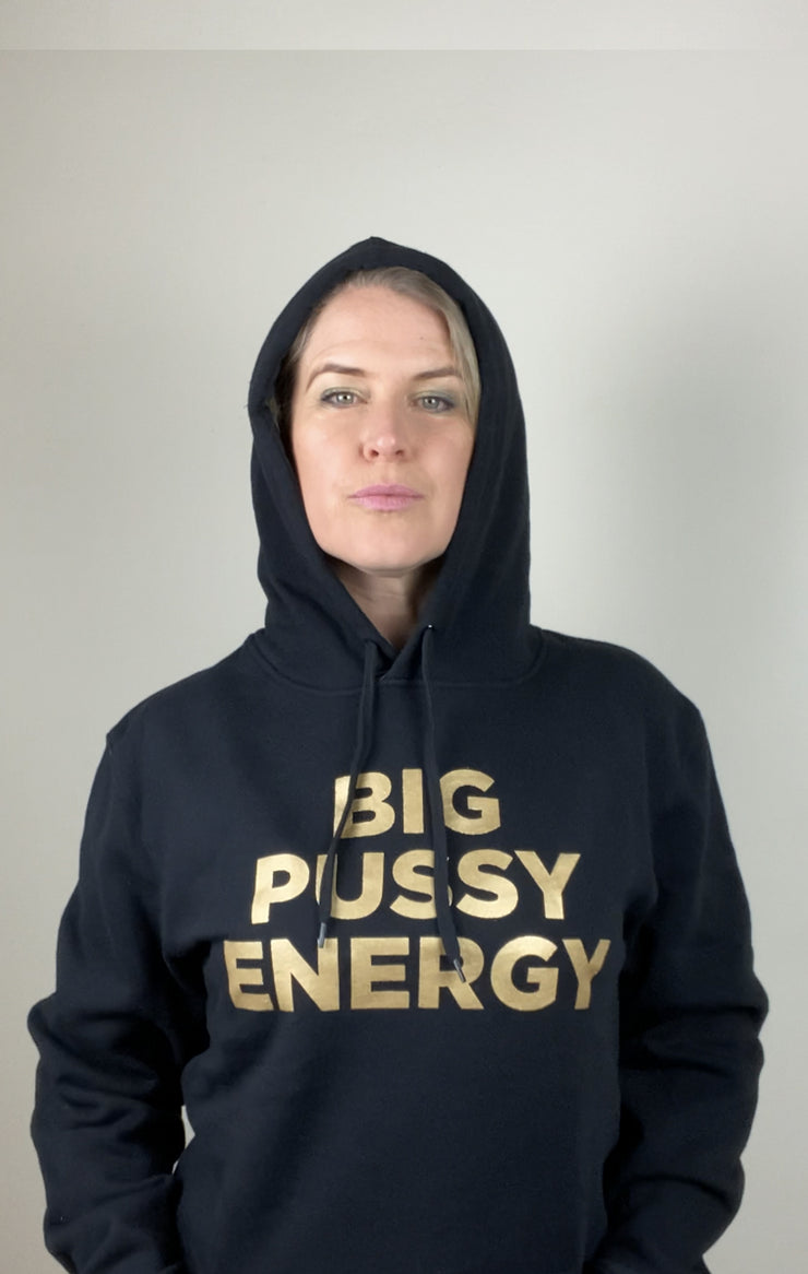 Big Pussy Energy Cropped Hoody
