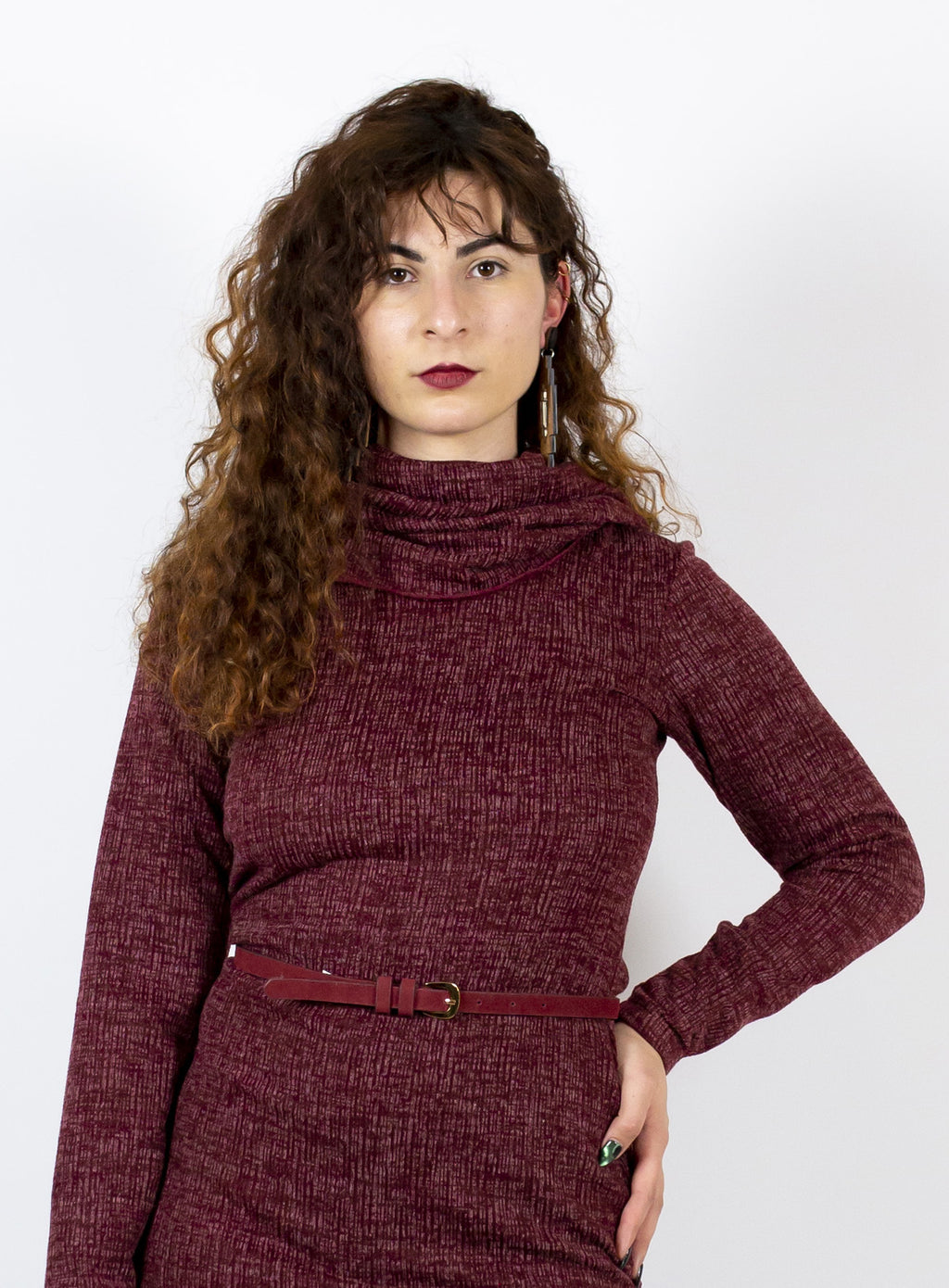 Alphamama Top - Crimson