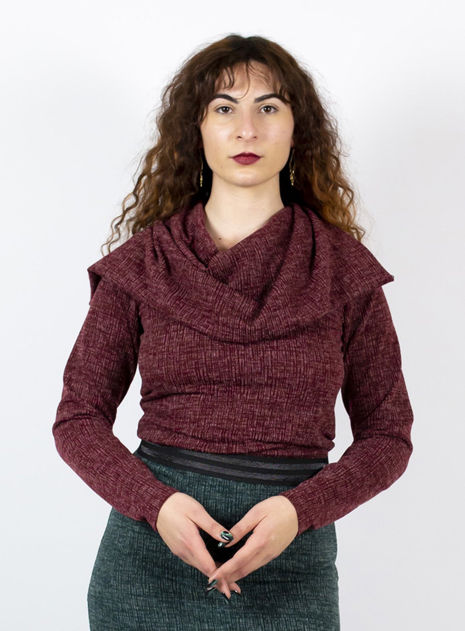 Alphamama Top - Crimson