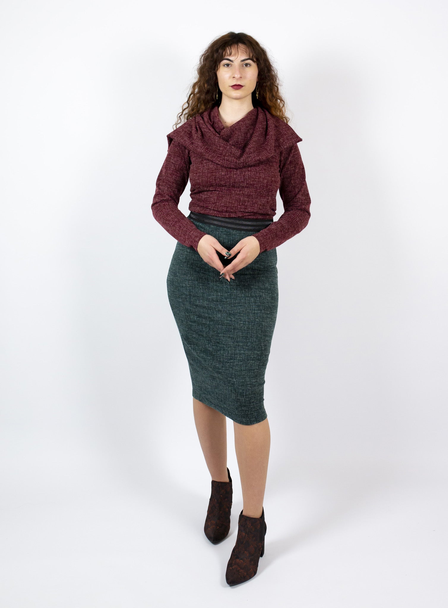 Alphamama Top - Crimson