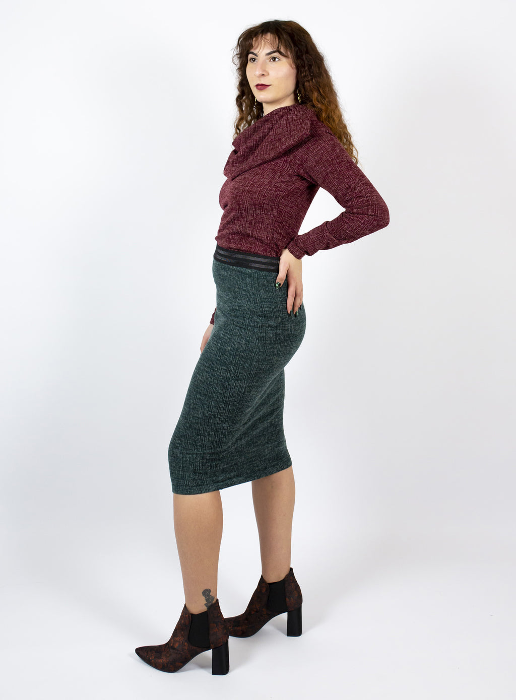 Alphamama Top - Crimson