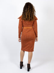 Alphamama Dress - Orange