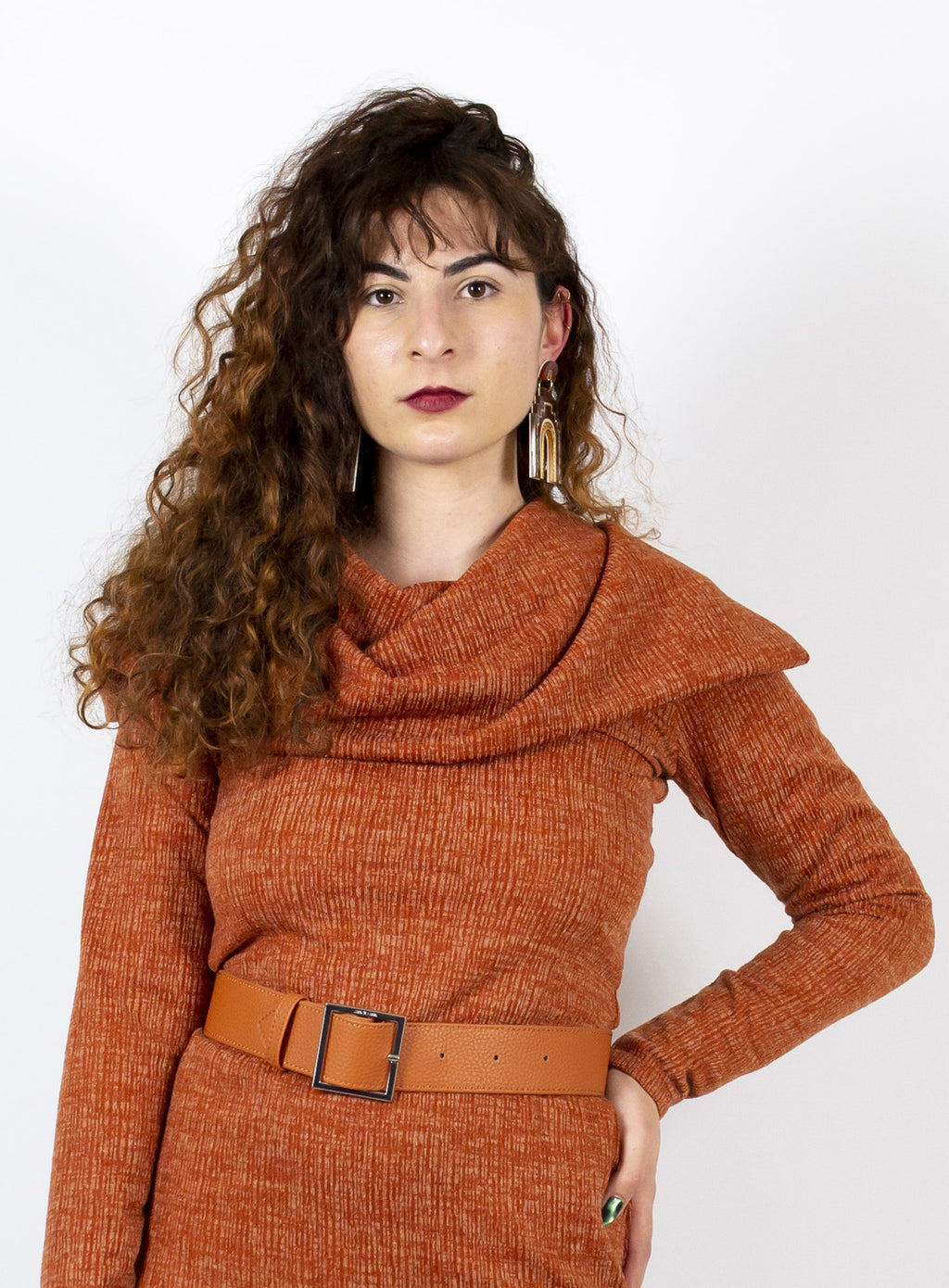 Alphamama Dress - Orange