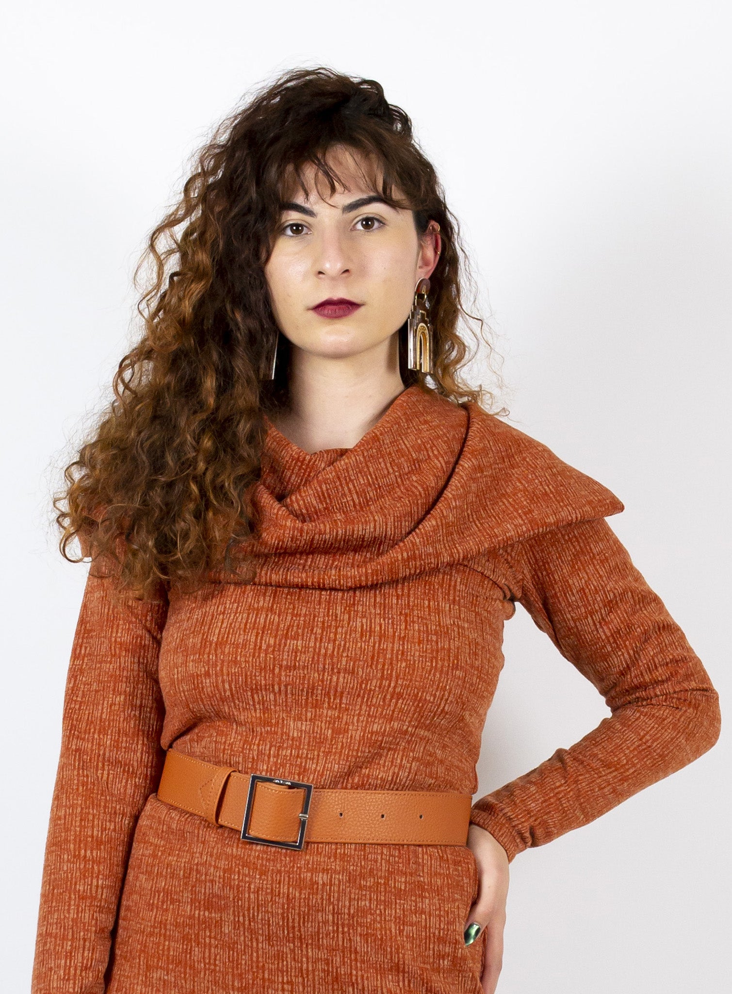 Alphamama Dress - Orange