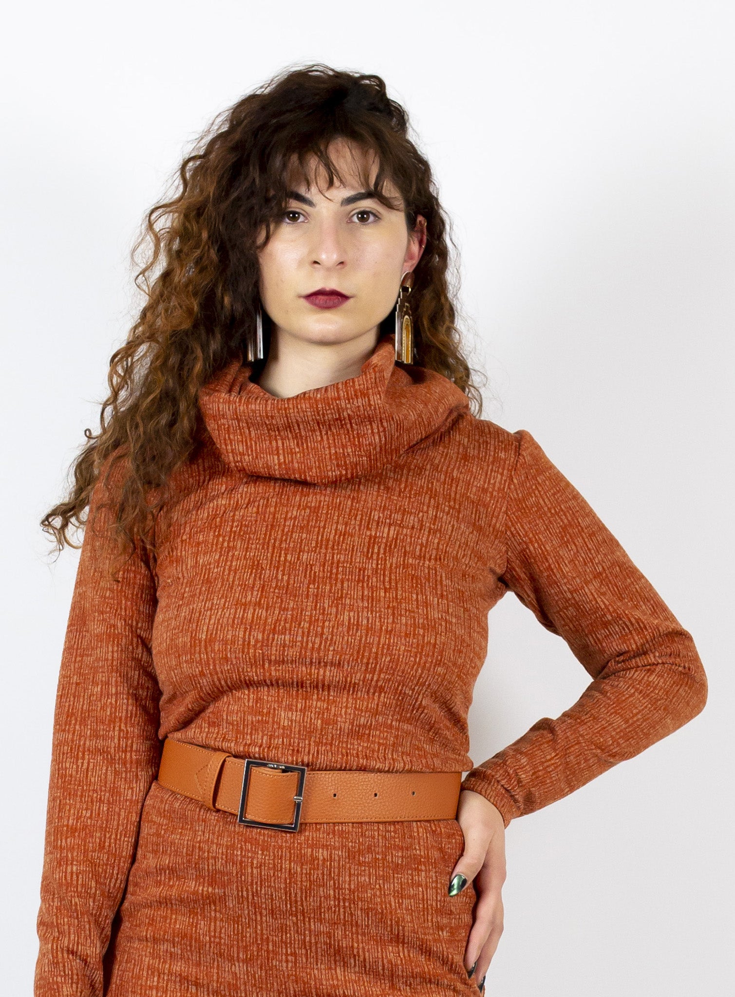 Alphamama Dress - Orange