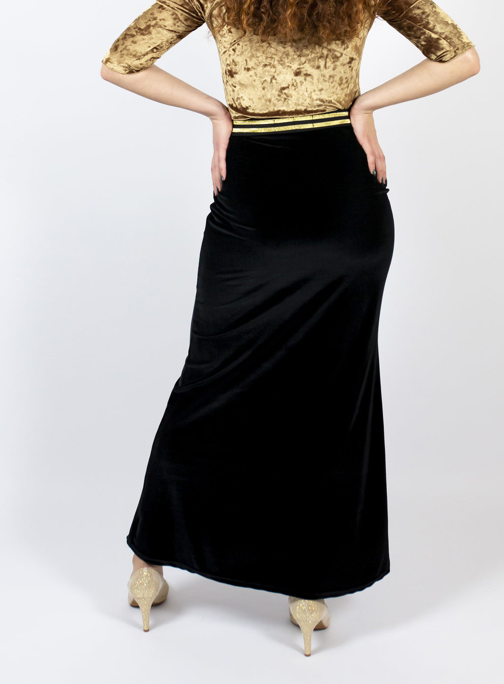 Midnight Velvet Skirt