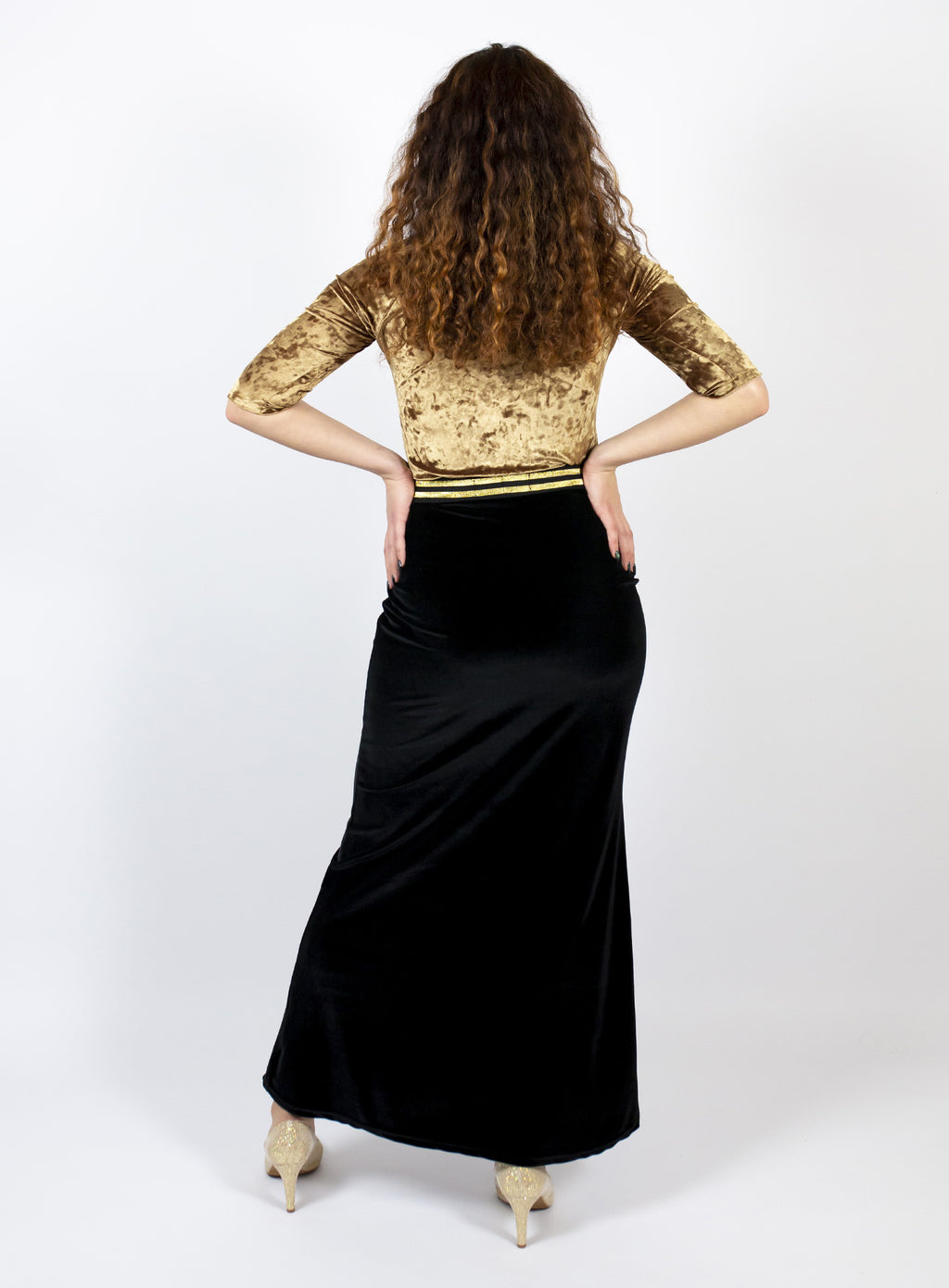 Midnight Velvet Skirt