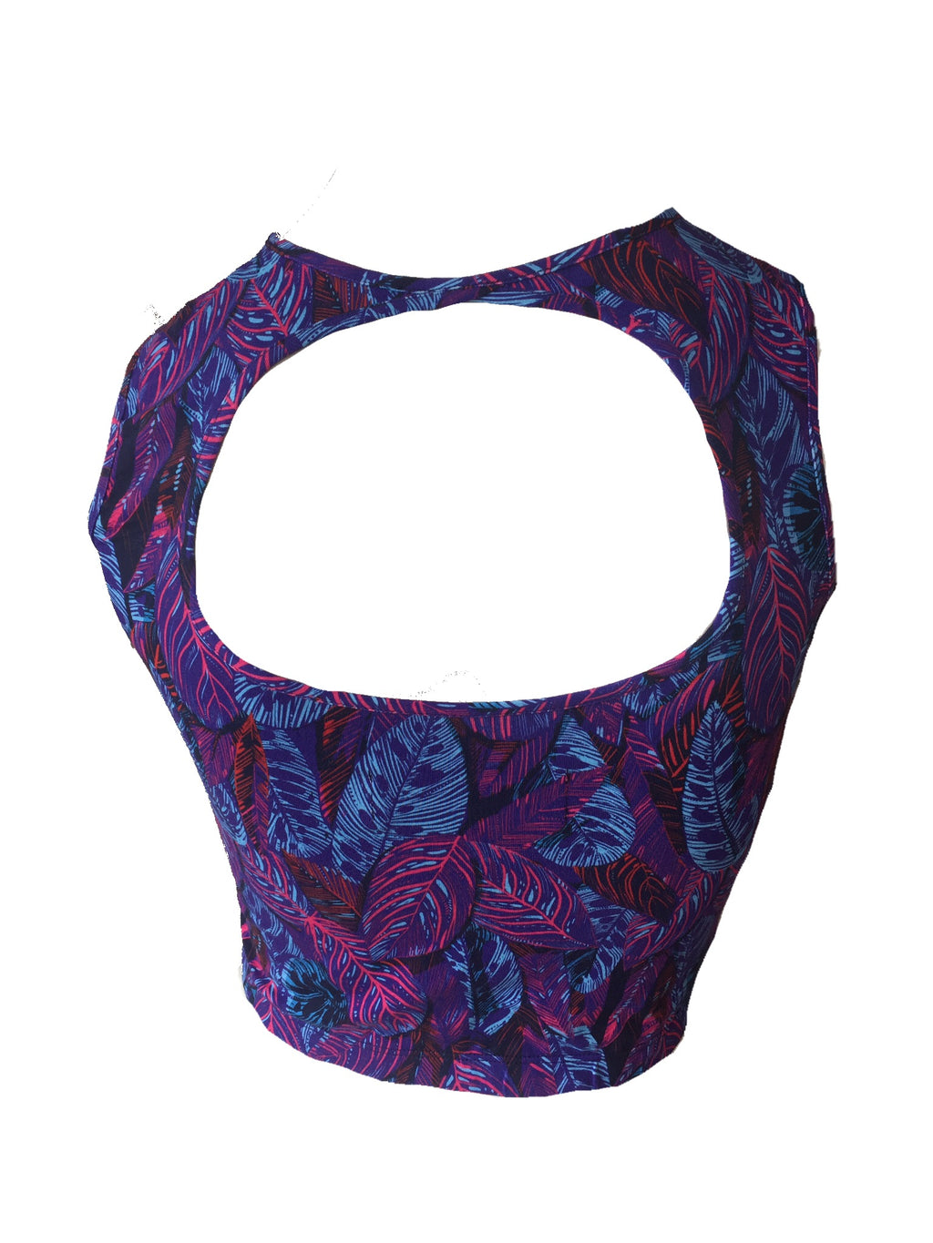 Dancing with the Leaves Crop - Purple