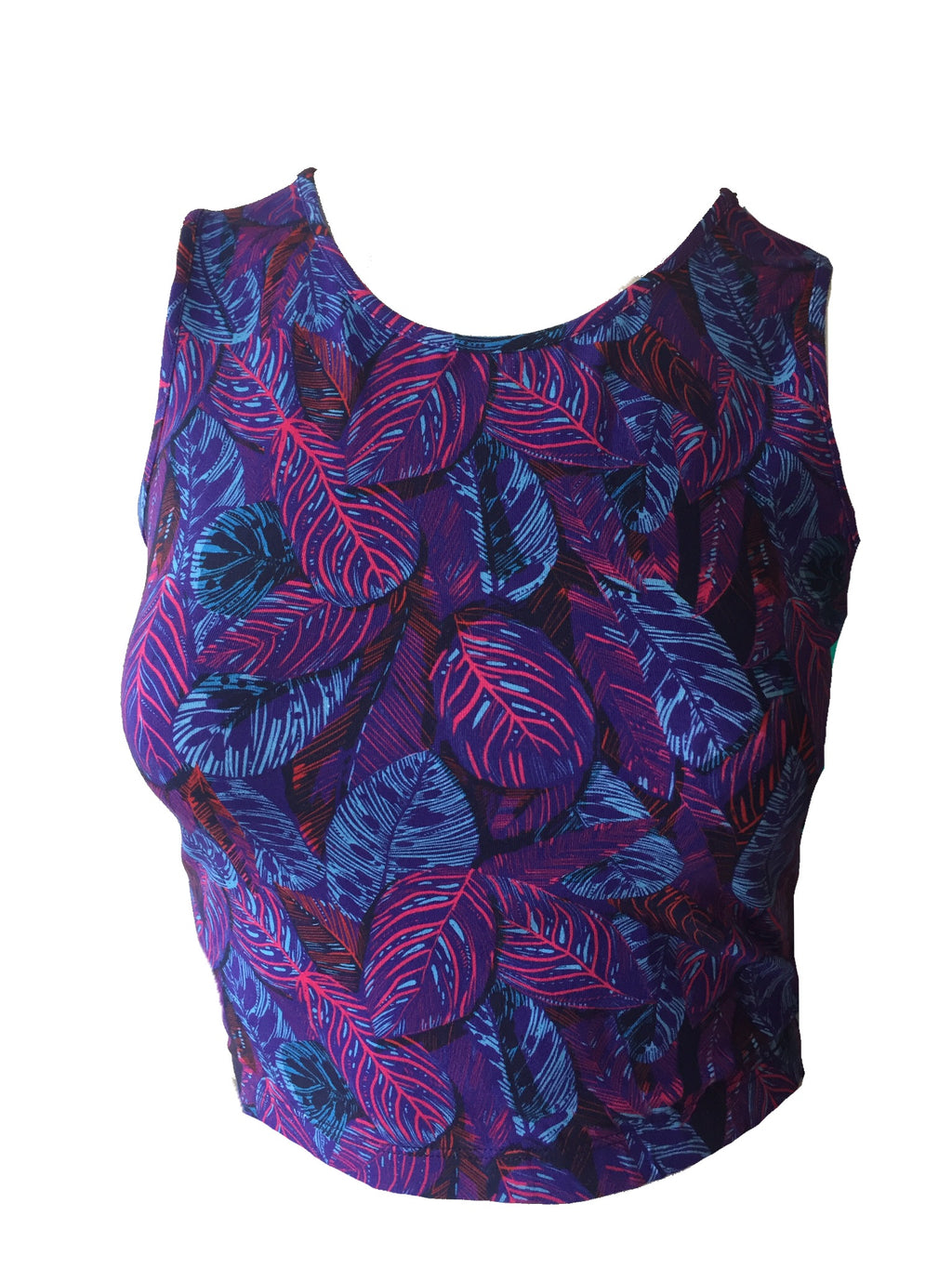 Dancing with the Leaves Crop - Purple