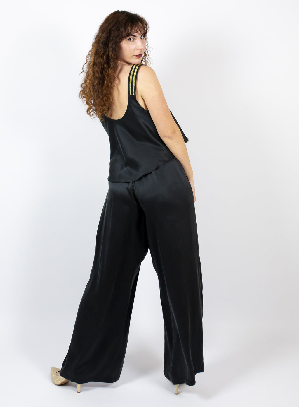 Free Flow Pants - black silk