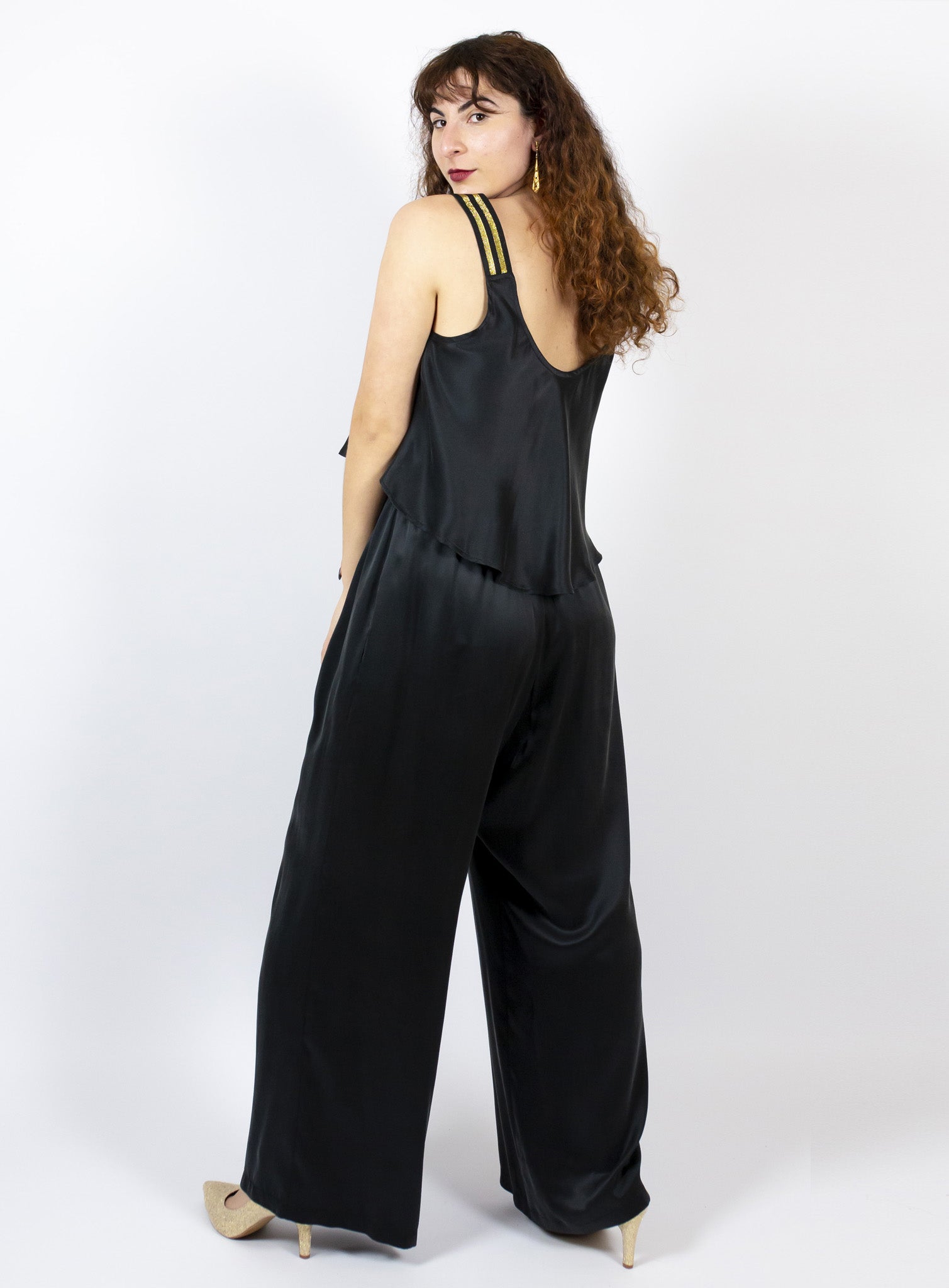 Free Flow Pants - black silk