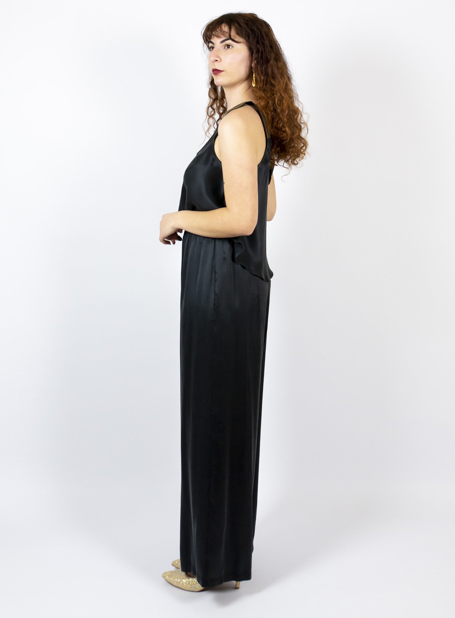 Free Flow Pants - black silk