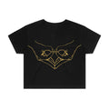 Womb Power cropped tee - Black