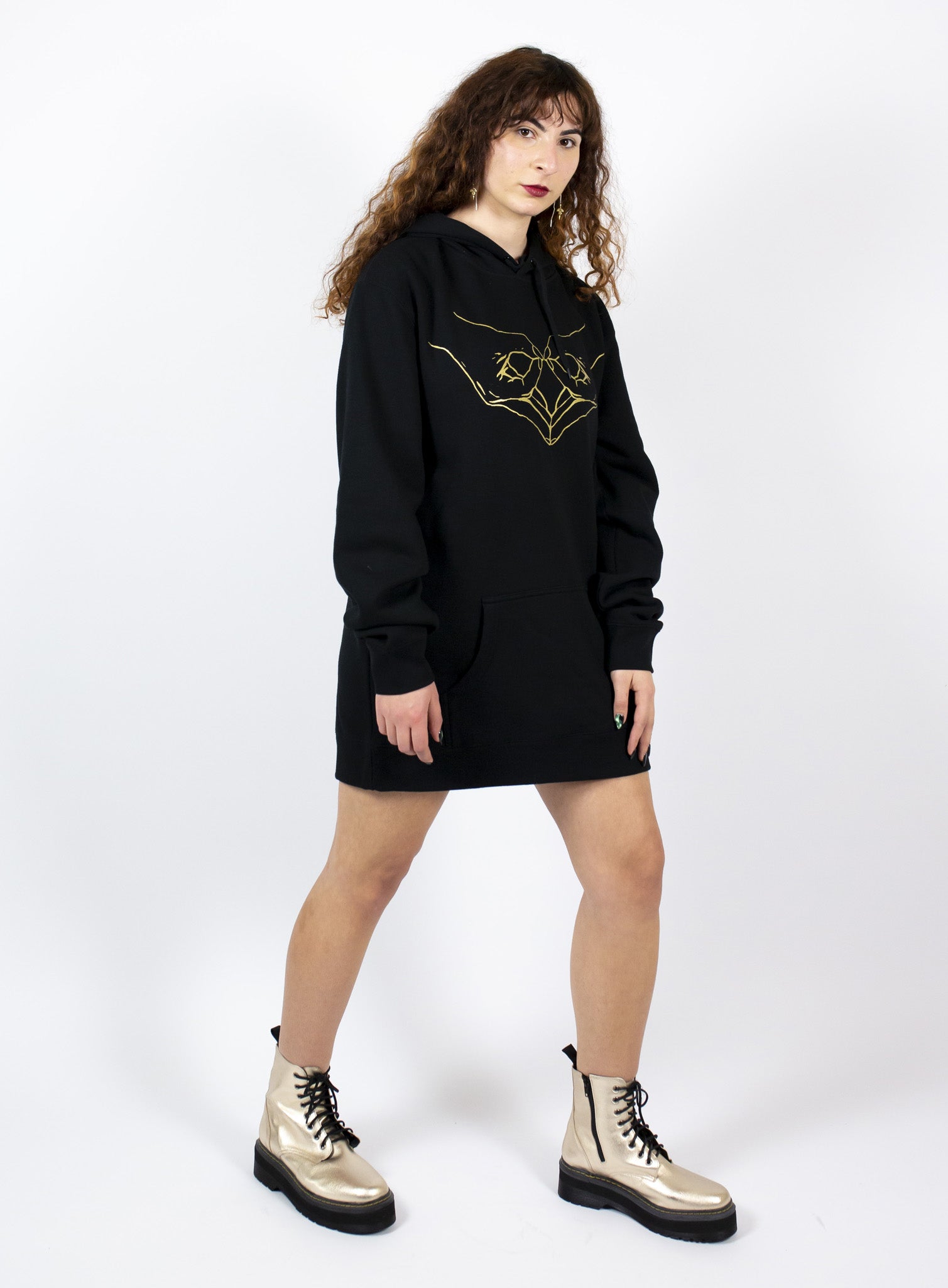 Womb Power Hoody - Black